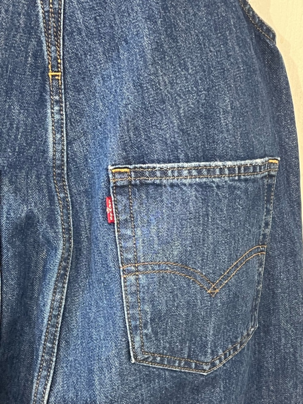 SOLD! Levi's Women Vintage Denim Jean Overalls XL - Picture 14 of 16